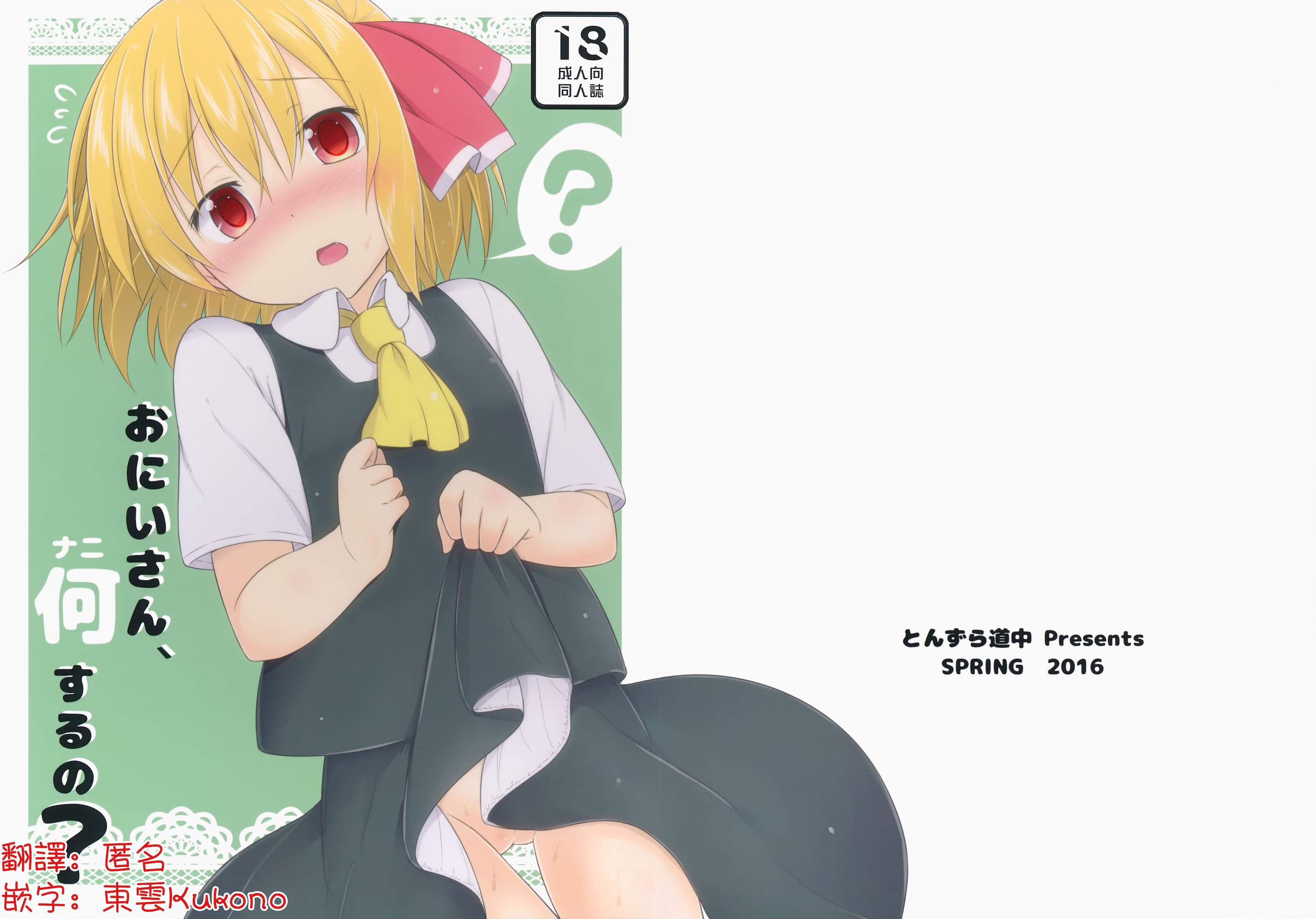 例大祭 13Tonzura Dochu Kazawa 大哥，你在做什么？东方 Project明岗昨日翻译组